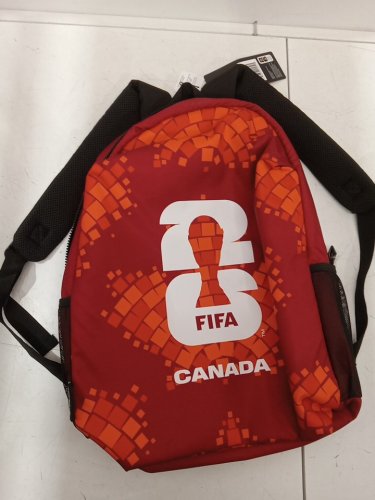 adult unisex fifa world cup 2026 team canada backpack - red/white (model: 1986061) image 2