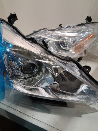 2PC adcarlights reflectors REPLACEMENTS - FITS Nissan Altima 2013-2015 4Door Sedan - chrome/amber image 5