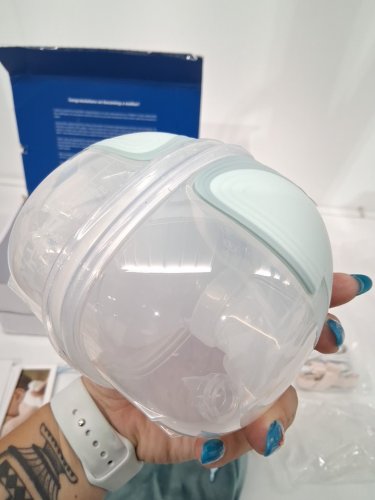 2pc MomMed Wearable Breast Pump S21 Portable Hands-Free Electric Breast Pump - Blissful Green (model: s12) image 7