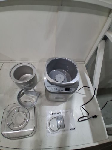 CUISINART GELATERIA FROZEN YOGURT, ICE CREAM, GELATO & SORBET MAKER - 1.9L capacity - SILVER/stainless steel (MODEL: ICE-70C) image 5
