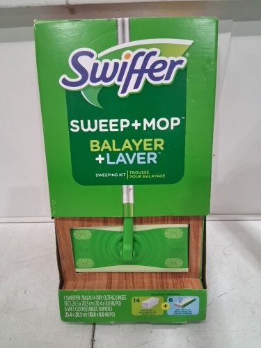 21pc swiffer sweep+mop starter kit - 14 dry refills + 6 wet refills + one mop (model: 21090469) image 2