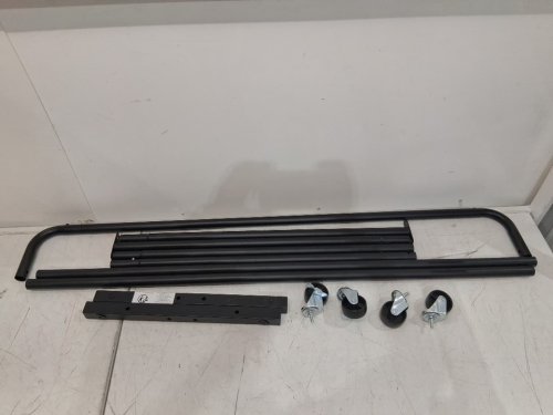 Songmics Clothes Rack on wheels - 61" - black (model: hsr016bh01) image 3