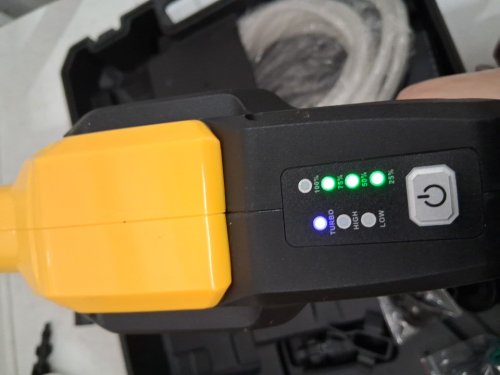 BLSKBY BRUSHLESS CORDLESS HIGH-CAPACITY BATTERY OPERATED PRESSURE WASHER - 1100 PSI  - YELLOW (MODEL: JZ004) image 4