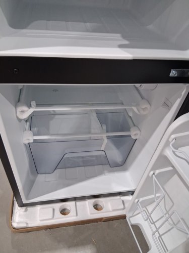 Whirlpool 3.1CuFT Mini Fridge with freezer - Stainless Steel - (Model: WH31S1E) image 5
