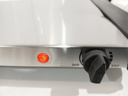 NutriChef 3 Pot Section Buffet Server Food Warmer Stainless Steel Tray - 3.5QT - Stainless Steel Grey - (Model: PKBFWM33.0) image 9