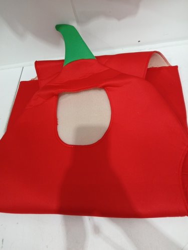 BOY'S CHILI PEPPER COSTUME - OSFM - RED image 2