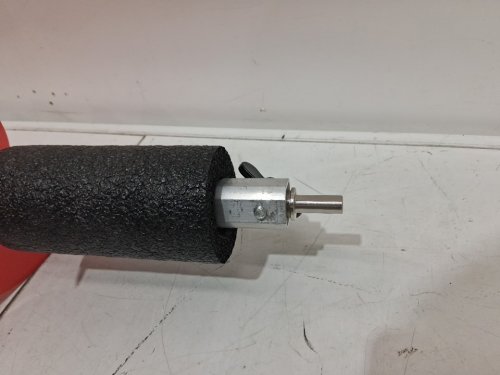Ice Drill Auger Electric Drill Bit with Float Design - 8" X 28" - Red / Black image 5