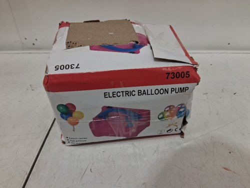 electric portable dual nozzle balloon inflation pump - 110V - 600W - PINK/BLUE (MODEL: 73005) image 2