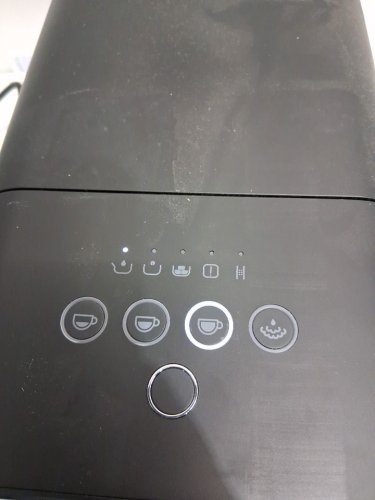 SMEG AUTOMATIC ESPRESSO COFFEE MACHINE WITH BUILT-IN COFFEE GRINDER & STEAM WAND - 8-CUP CAPACITY - FULL BLACK (MODEL: BCC12FBMUS) image 2