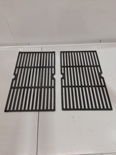 2pk Heavy-Duty Cast-Iron Cooking Grids for Centro and cuisinart grills - 18" x 10" - cast-iron image 2