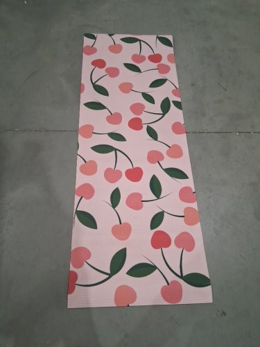 Yottoy Myga Yoga mat - 68.11" x 24" - pink/cherry pattern image 2