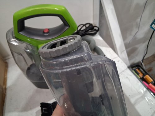 BISSELL LITTLE GREEN PROHEAT PORTABLE DEEP CLEANER/SPOT CLEANER WITH SELF-CLEANING HYDRORINSE TOOL - GREEN/GREY (MODEL : 2513B / 2513N) image 7