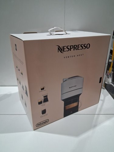 NESPRESSO BY delonghi VERTUO NEXT single serve ESPRESSO & coffee MACHINE - WHITE/BLACK (MODEL: ENV120WCA) image 2