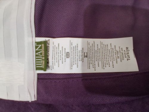1 Panel LILIJAN Home & Curtain Drape - 52" x 95" - Purple (Model: 30208-7565) image 4