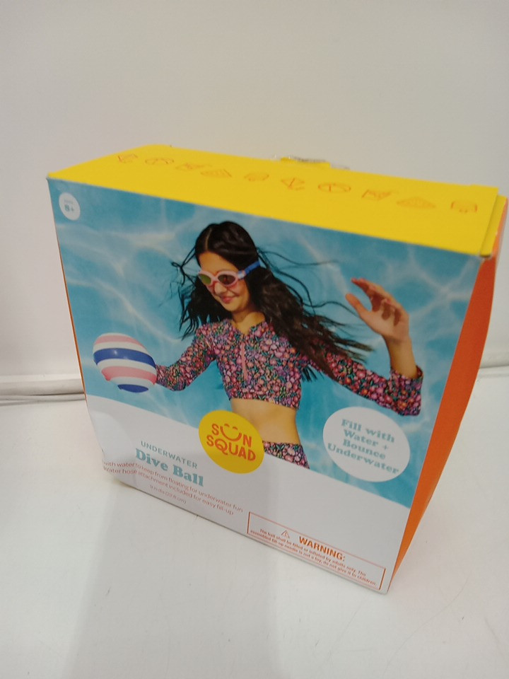sun squad underwater dive ball - pink/blue/white image 2