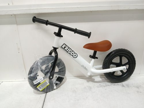 kriddo toddler balance bike - 2-5 years - white (model: kb002-wh) image 2