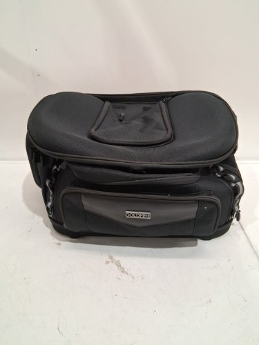 goldfire pet convertible carrier cargo bag for motorcycle with accessories - black image 3