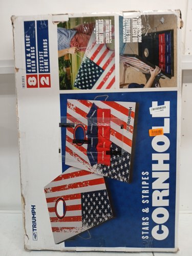 triumph sports premium cornhole sets with 8 bean bags - 35" x 24" x 2" (model: 35-7266-3) image 4