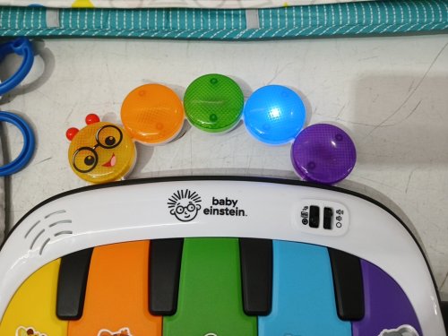 BABY EINSTEIN 4-IN-1 KICKIN' TUNES MUSIC ACTIVITY GYM PLAY MAT - MULTICOLOUR (MODEL: 11749-BBWS) image 4