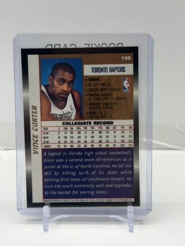 VINCE CARTER ROOKIE CARD - TOPPS 1999 image 4