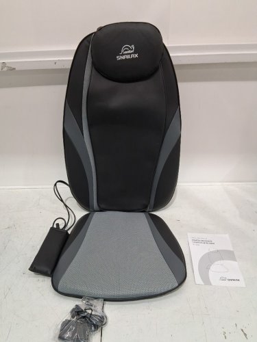 Snailax Back Massager with Heat, Shiatsu Massager Cushion 4 node 3 massage zones- Black - (Model: sl-256 image 4