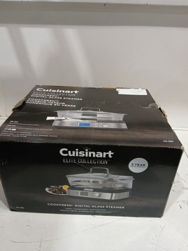 CUISINART COOK FRESH DIGITAL GLASS STEAMER - 5L capacity - STAINLESS STEEL (MODEL: STM-1000C) image 2