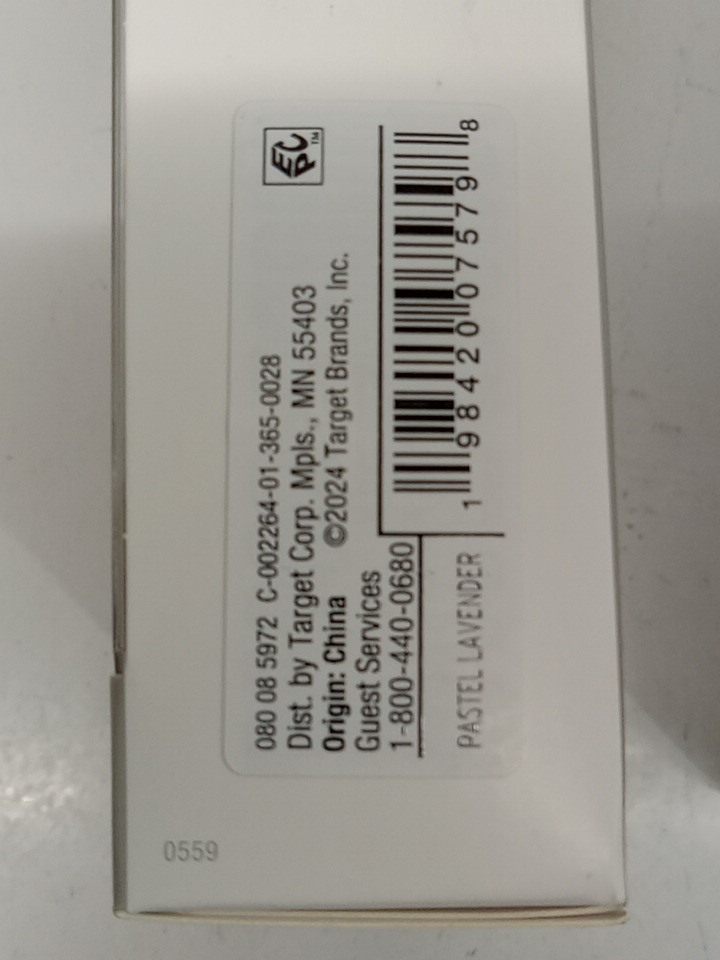 Heyday power bank with LED power level display and charge cable - 4000mAh - DC 5V/2.1 A - purple - (model:0559) image 4