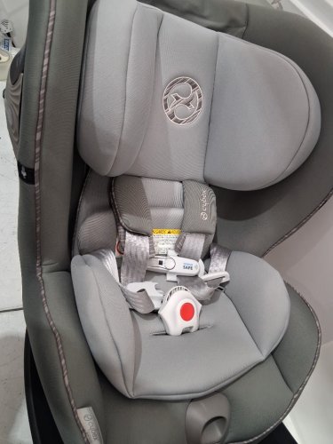 cybex sirona 360° swivel rotating convertible rear facing car seat with sensor safe technology and 12 positions, 50lb capacity - manhattan grey (model: 519004451) image 8