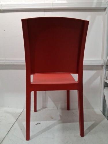 ARETA plastic stacking dining chair - 35" x 17" - red - (model:1011751) image 5