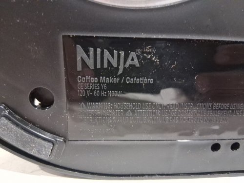 NINJA PROGRAMMABLE DRIP COFFEE MAKER - 12-CUP glass CARAFE - BLACK (MODEL: CE250C) image 8