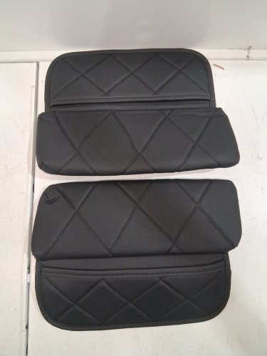 2pk cdefg center console armrest cover for bmw - black image 2