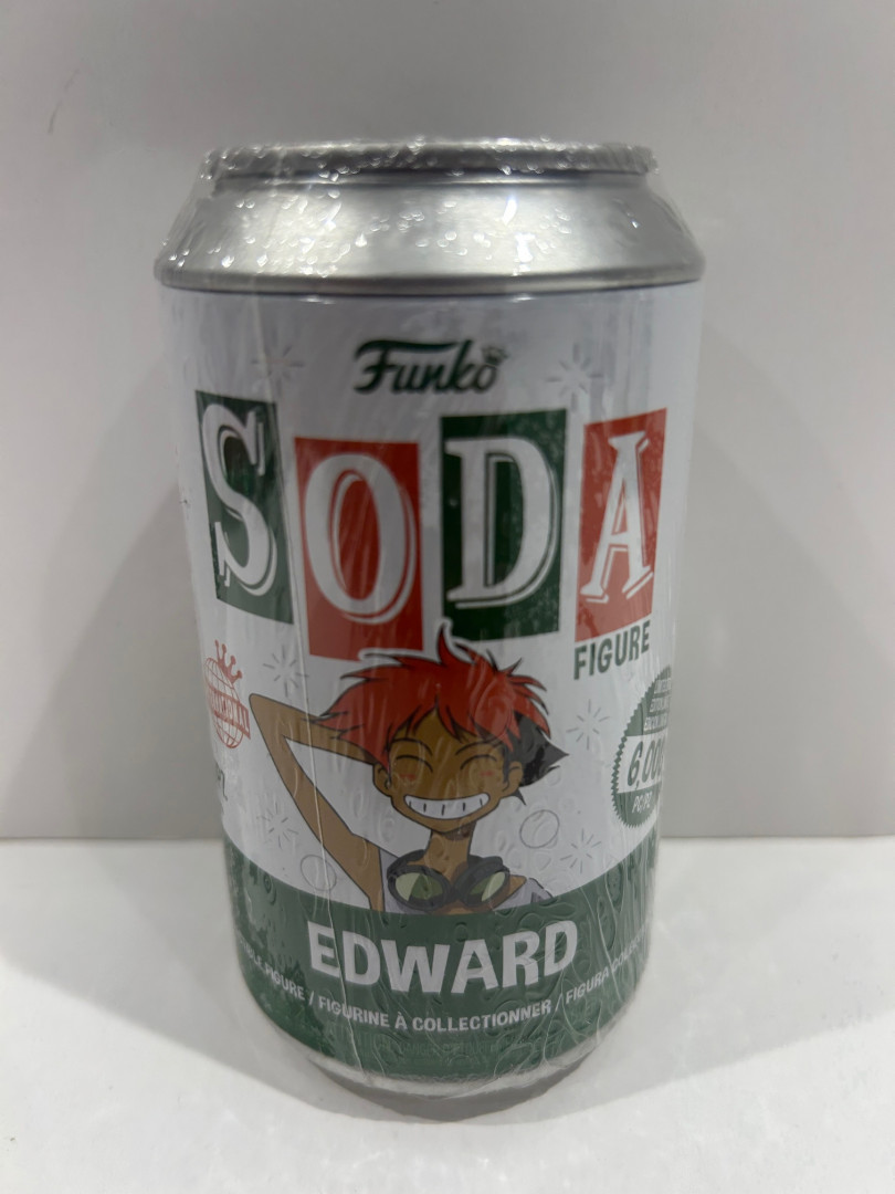 6 Funko soda! cowboy bebop - edward vinyl figure collectible  (1 guaranteed chase limited edition in each case) image 3