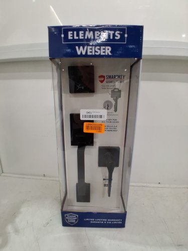 Weiser elements Front Door Lock and Handle Set - matte black - (model: 9glc94710-023) image 2