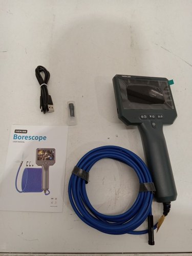 NIDAGE Dual Lens Endoscope Camera with Light - 4.3" IPS Screen, 11.5FT Flexible Cable - (Model: A080) image 2