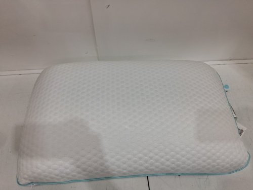 MARTHA STEWART MEMORY FOAM COOLING PILLOW - QUEEN (18" X 28") - white/blue (MODEL: 1392500) image 4