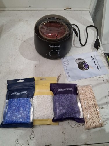 HOME USE WAX WARMER KIT AND 3 HARD WAXS - black - (model: rh008) image 4