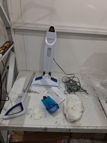 Bissell Powerfresh Steam Mop - White/Blue (MODEL: 1940B) image 2