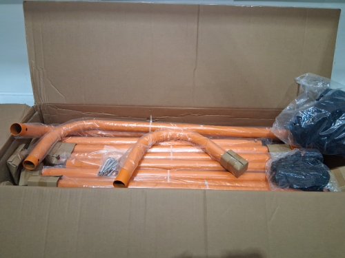 vevor Portable Backyard Lacrosse Goal post - 6FT x 6FT - Orange (Model:YC-SS-LCN001) image 5