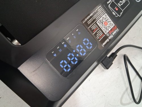 DEERRUN WALKING PAD TREADMILL WITH INCLINE - 3.8MPH, 2.5HP, 300LBS CAP - BLACK (MODEL: BA16-B) image 4