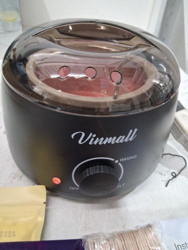 HOME USE WAX WARMER KIT AND 3 HARD WAXS - black - (model: rh008) image 3