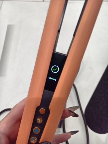 dyson airstrait wet to dry hair straightener - LIMITED EDITION APRICOT/ TOPAZ  (model: ht01) image 5