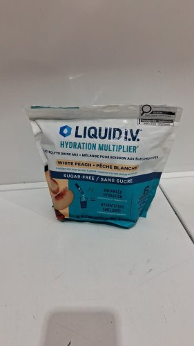 24PK Liquid I.V. Sugar Free - 10g -  White Peach image 2