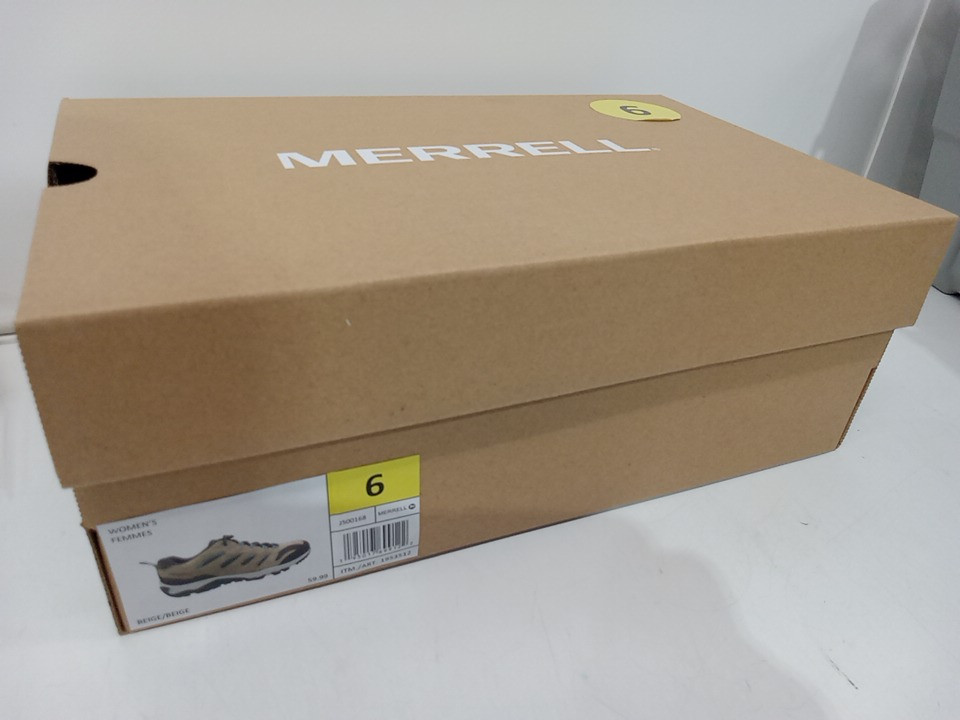 Women's MERRELL Hiking Shoes - size 6 - beige (style: j500168) image 2