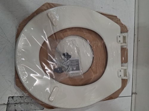 BEMIS EASY CLEAN Lift-Off Round Closed Front Toilet Seat - 17.2" x 14.3" - BISCUIT/Linen (MODEL: 500EC 346) image 3