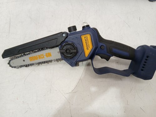 Cordless 2-in-1 Pole Saw & Mini Chainsaw *TOOLS ONLY* - 6" Brush / 9FT TREE TRIMMER - BLUE (MODEL: IR-PS2501) image 8