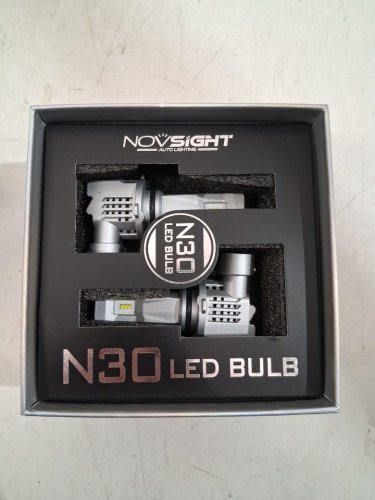 2pk NOVSIGHT 9005/HB3 LED Headlight Bulbs - 40000LM/6500K (Cool white) image 2