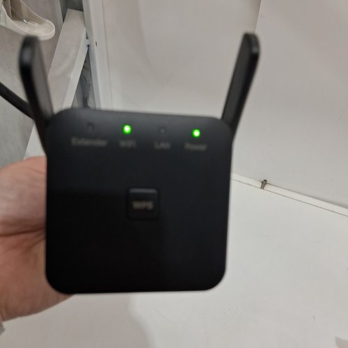 wifi extender/repeater WITH ETHERNET PORT - 300MBPS - black image 4
