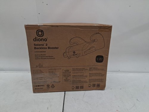 Diono Solana 2 Backless Booster Seat - 40LBS to 120LBS - Pink (Model: 32102-NA-01) image 2