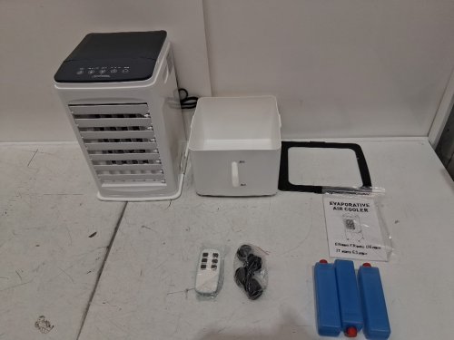 3-IN-1 PORTABLE 60° OSCILLATING AIR CONDITIONER/COOLER WITH REMOTE - 3 SPEEDS - 5.5L - WHITE(MODEL: BW-102YF) image 4