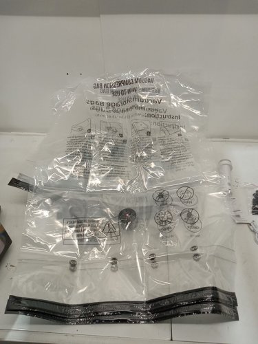 10PK SPACE SAVER VACUUM STORAGE BAGS WITH ELECTRIC AIR PUMP - 15.8" x 19.7" - CLEAR image 4